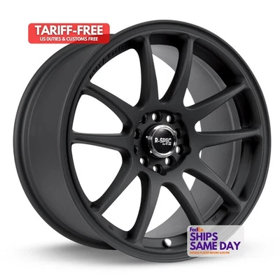 One 17inch Matte Black  Alloy Wheels 5Lug Rim for Dodge Stratus Neon Nitro r1U R - Image 1 of 4