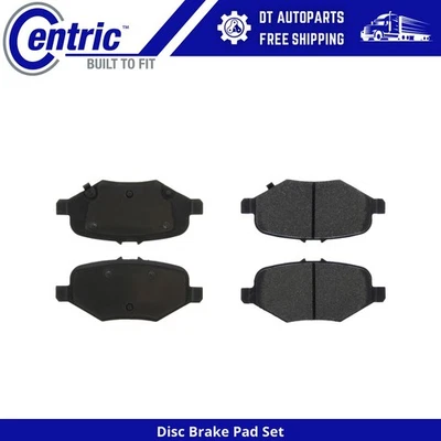 Para Ford Taurus SHO 2013-2019 | Pastillas de freno de disco traseras centradas | Semimetálicas Foto 1 de 4