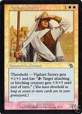 MTG - Judgment - Vigilant Sentry - 2X - Foil - NM