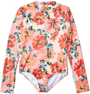 Billabong 255090 Big Girls' Beach Bliss One Piece Swimsuit Multi Size 5 - Picture 1 of 3