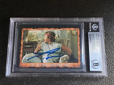 1985 Topps The Goonies Beckett Witnessed Josh Brolin Auto Signed Card #16 BGS RC - Image 1 of 4