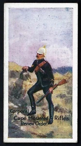 WOODHEAD - TYPES OF BRITISH SOLDIERS - CORPORAL CAPE MOUNTED RIFLES REVIEW ORDER - Picture 1 of 2