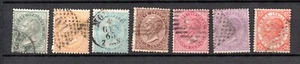 Italy 1863 old set Victor Emanuel II stamps (Michel 16/22) used - Picture 1 of 2