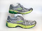 Brooks Women's Ghost 4 Evolution Gray Lime Green Running Shoes Sneakers Sz 10