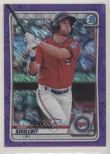 2020 Bowman Chrome Prospects Purple Shimmer Refractor Alex Kirilloff #BCP-151