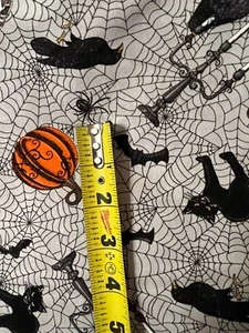MODA Halloween Ghostly Greetings 100% cotton fabric yard 36 x 44 Mixed Grey - Picture 1 of 11