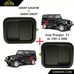 Poignée Extérieure Avant Gauche Droite pour Jeep Wrangler I YJ 1987-1995 - Foto 1 di 9