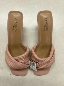 Ophelia Roe Women’s Blush Morgan Heeled Sandal Size 7 NWT NO BOX - Picture 1 of 2