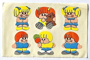 RARI Adesivi Vintage Mod BAMBINI Bambini Ragazzi Ragazze Orsacchiotto Gelato ADORABILI - Foto 1 di 1