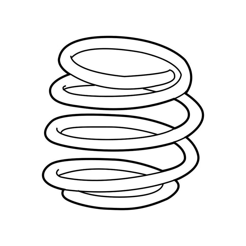 Genuine OEM Front Coil Spring For BMW X3 2018-2022 - Image 1 of 1