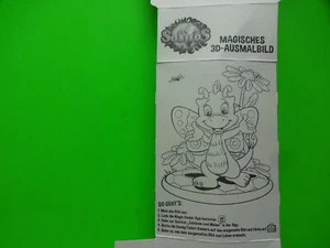 Bastelmaterial / Magisches 3-D Ausmalbild - Safira Dinos - Bild 1 von 1