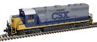 Atlas 40005276 N Scale Csx Gp40 Gold Er.  Esu Loksound And Dcc Equipped Rd#6611
