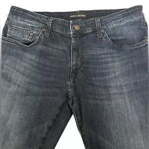 Pantalones de mezclilla Mavi Premium Jake de tiro regular para hombre 34x30 azul oscuro - Imagen 1 de 12