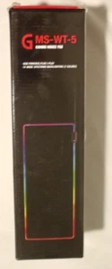 Alfombrilla de ratón para juegos XL X-Large con retroiluminación LED RGB 30" x 12" USB MS-WT-5 - Imagen 1 de 4