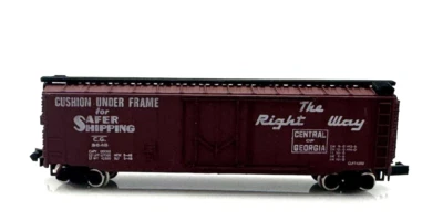 N Scale Central of Georgia 50' Boxcar in Original Case - Image 1 of 4