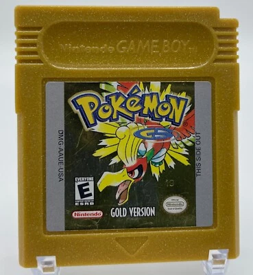 Pokemon Gold Version Nintendo Gameboy Color Authentic New Battery! - Image 1 of 4