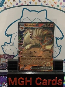 Pokémon TCG Ninetales EX 038/165 NM/M Full Art Pokemon 151 NM/M FREE SHIPPING - Picture 1 of 2