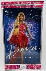 2002 Diva Collection Red Hot African American Barbie Doll Mattel #56708 Open Box - Bild 1 von 12