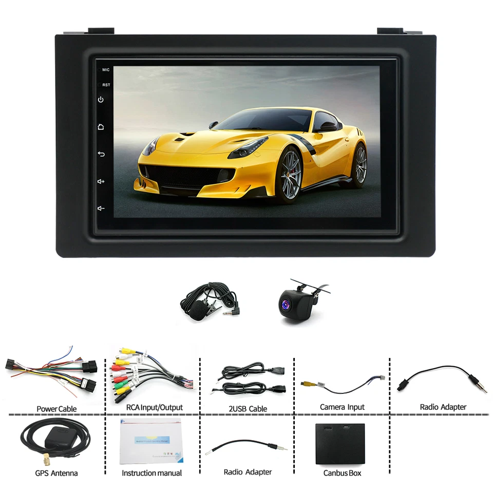 Carplay For Saab 9-3 93 2007-2011 Car Radio Stereo GPS Navi WIFI Android Foto 1 de 4