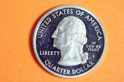 2007 - S PROOF "UTAH" Statehood WASHINGTON QUARTER!!  #N01903 - Image 1 of 2