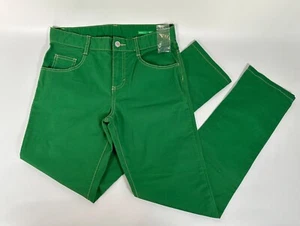 United Colors of Benetton Emerald Green Youth 11-12 yrs Skinny Stretch Jeans 2XL - Picture 1 of 8