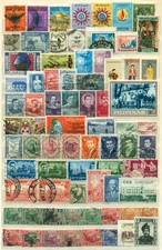 2 DIN A 4 Seiten Asien div. Länder Malaya Irak Vietnam Ceylon Südkorea etc.