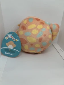 5" Ludovica Stingray Squishmallow -MultiColoured- Sealife Squad 2023 w/ Bio Tag - Picture 1 of 2
