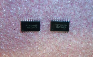 QTY (50) SN74HC245DW TI SOIC-20 3-STATE OCTAL BUS TRANSCEIVER HC245  NOS - Picture 1 of 1