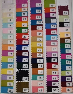 TEXTILE STATION Powder Touch Polyester Material Matt Costume Lining Dress Craft Fabric 44"