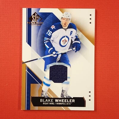 5-06-14 PWE-THICK 2015-16 upper deck spgu jersey card #59 blake wheeler (238) - Image 1 of 2