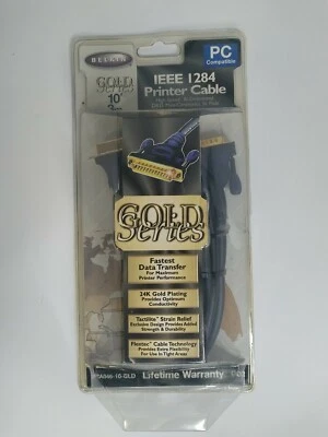 Belkin Gold Series IEEE 1284 DB25 Male 10 Feet Parallel Printer - Image 1 of 4