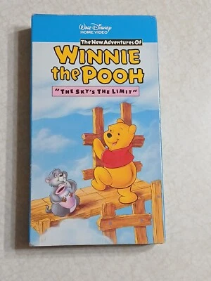The New Adventures Of Winnie The Pooh VHS Tape The Sky's The Limit Foto 1 de 4