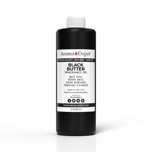 Black Butter fragrance Oil for Body, Candles, Soaps, Lotion, Incense & Diffuser - Picture 1 of 23
