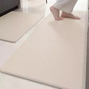 Kitchen Rug Set 2 Piece Kitchen Runner Rug Kitchen Floor Mat, Cushioned anti Fat - Picture 1 of 8