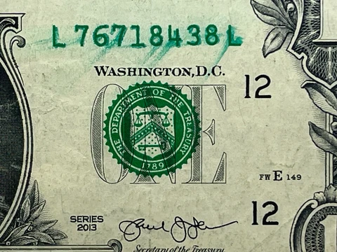 Ink Smear Error L District L Run FW Print Series 2013 Smeared Serial Number Cover