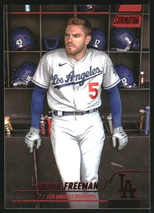 2022 Stadium Club Red Foil #291 Freddie Freeman