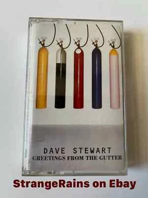 DAVE STEWART - GREETINGS FROM THE GUTTER  -  CASSETTE TAPE  - PLAY TESTED - Image 1 of 4