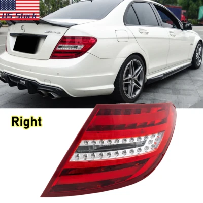 LED Tail Light For 2011-2014 Mercedes Benz W204 C250 C300 Right Passenger Side Foto 1 de 4