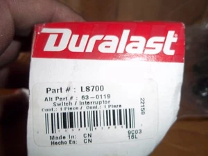 Ignition Switch DURALAST LS-700 - Picture 1 of 3