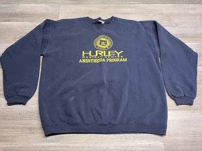 Sudadera De Colección Hurley Medical Center Talla L Universidad de Michigan Anestesia Foto 1 de 4