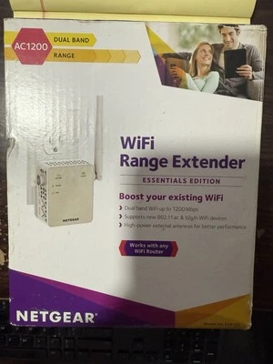 NETGEAR WiFi Range Extender EX6120 - Coverage up to 1200 sq.ft. and 20 devices - Image 1 of 3