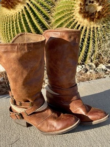 COCONUTS by MATISSE Skyler Boho Strappy Pirate Style BOOTS Size 6M - Picture 1 of 14