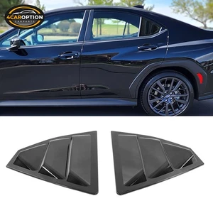 For 22-25 Subaru WRX Sedan IKON Style Rear Side Quarter Window Louvers Scoops PC - Picture 1 of 12