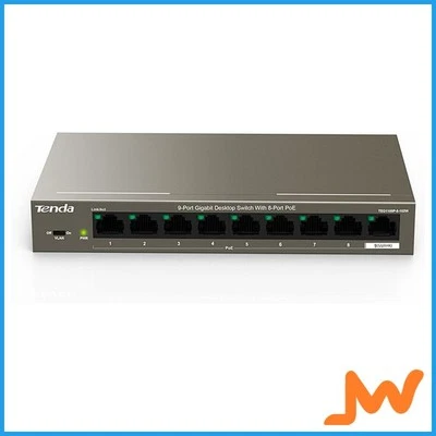 Tenda TEG1109P-8-102W 9-Port Gigabit Switch With 8-Port PoE+ - image 1 of 3