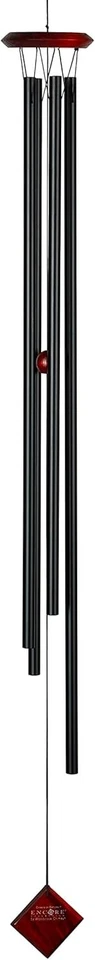 Woodstock Wind Chimes of Saturn for Outside 47"Black Large Deep Tone Décor - Image 1 of 1