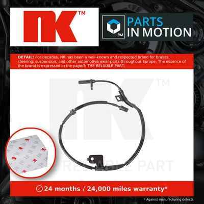 ABS Sensor fits KIA SORENTO Mk1 3.3 Front Right 07 to 11 Wheel Speed NK Quality - Image 1 of 4