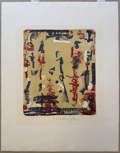 Strawalde, Farblithographie, 1995, handsigniert und datiert - Picture 1 of 1