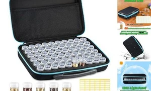 60-Slots Seed Storage Organizer Box with Label Stickers, Seed Storage - Picture 1 of 8
