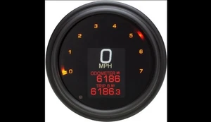 Dakota MLX-2000 4.5/5" Speedometer Tank Gauge BLACK 2011+ Softail/Dyna/Road King - Picture 1 of 1
