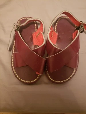 Детские мексиканские сандалии Chanclas красные размер США 2 - Изображение 1 из 2